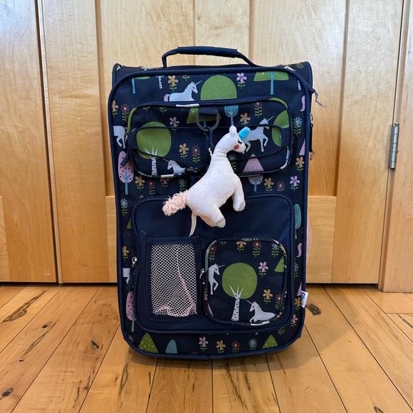 Girls 18” Unicorn suitcase - Picture 1 of 8